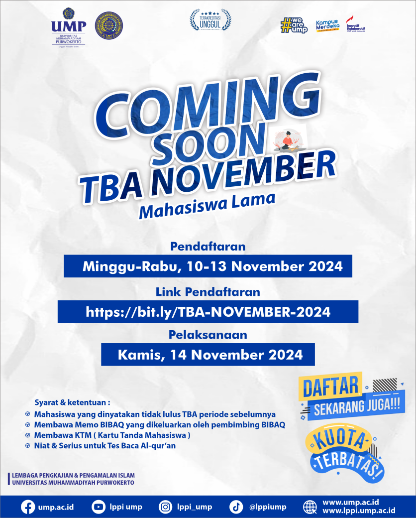 TBA NOVEMBER 2024