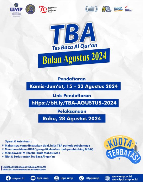 TBA AGUSTUS 2024